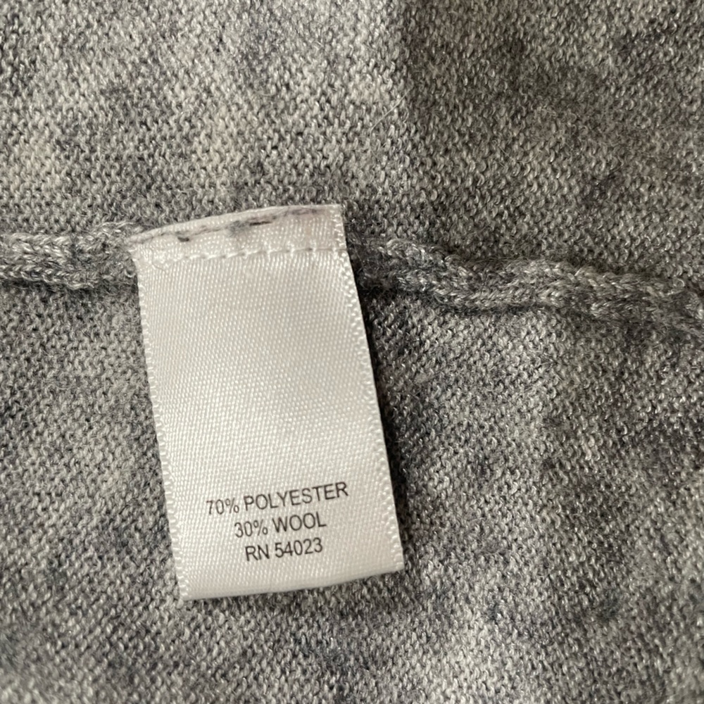 Banana republic cardigan wool blend sweater grey XS - Picture 5 of 5